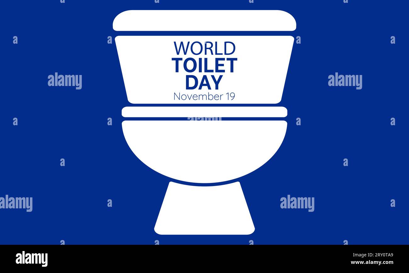 World Toilet Day Vector Banner Illustrating Hygiene, Sanitation and