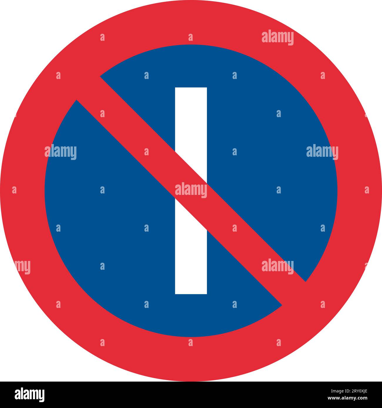 Stop sign on landscape Stock Vector Images Alamy