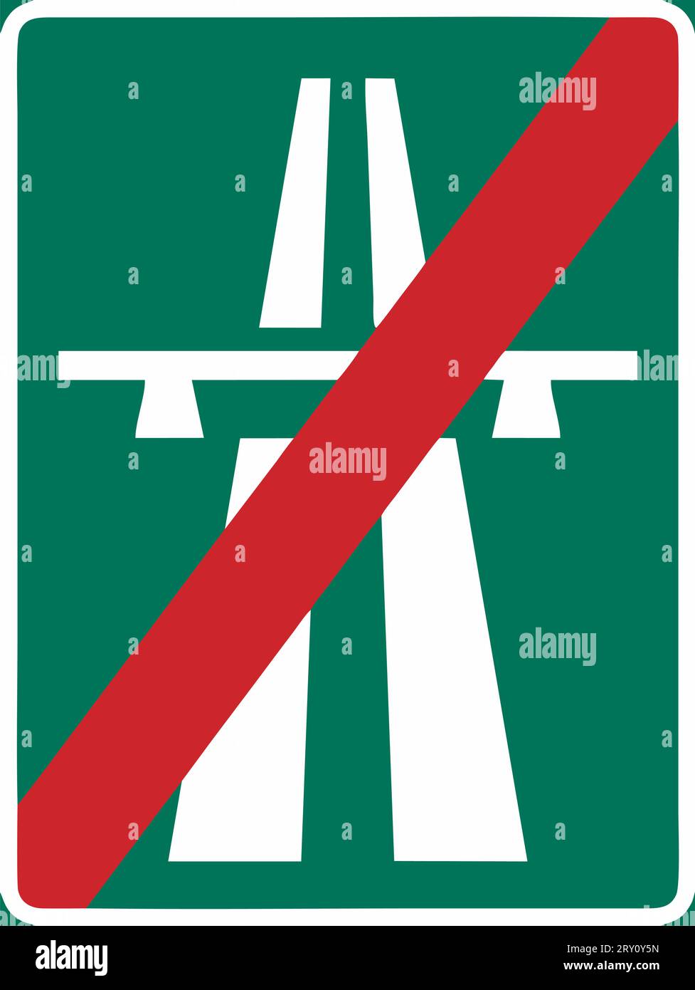 Road ends warning sign end hi-res stock photography and images - Page 2 -  Alamy