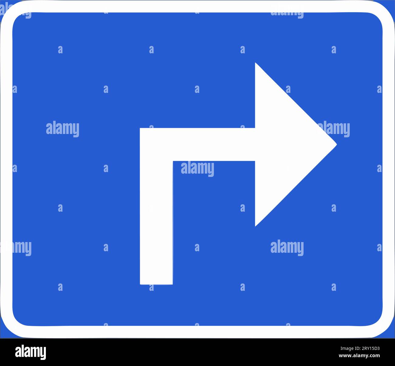 Direction Sign Additional Panels Road Signs In Sweden Stock Vector