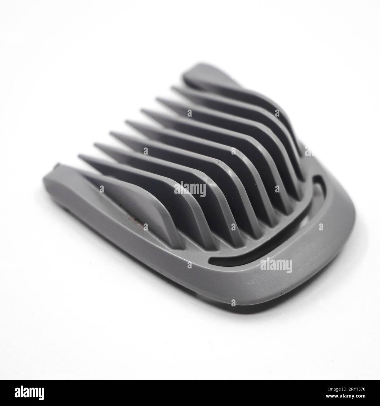 trimmer comb head attachment for hair clippers isolated in a white background Stock Photo Alamy