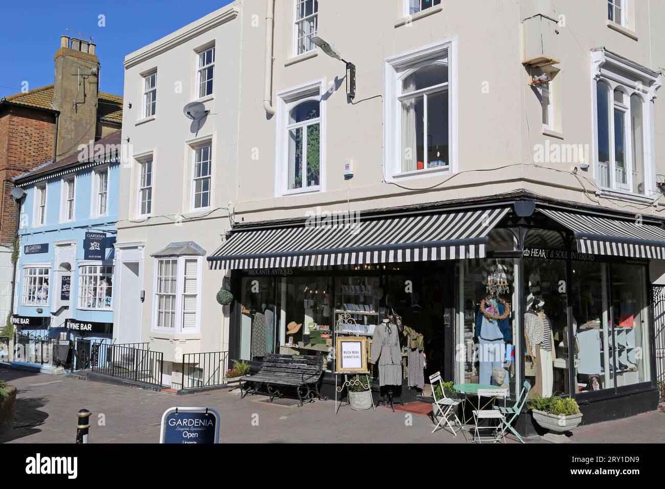Heart and Soul clothing shop, Mortimer Street, Herne Bay, Kent, England, Great Britain, United Kingdom, UK, Europe Stock Photo