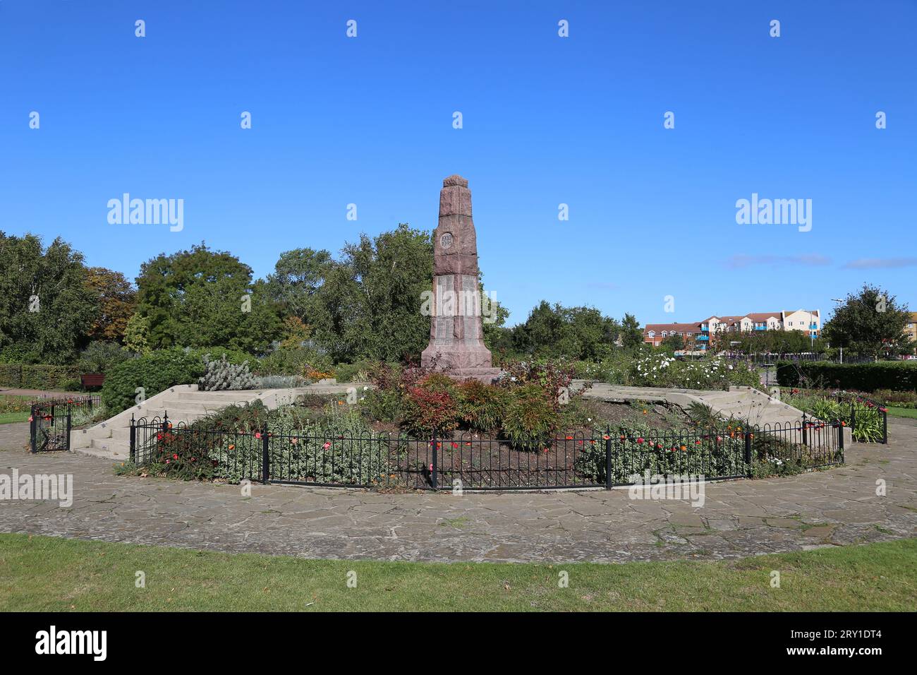 War Memorial, Memorial Park, Dering Road, Herne Bay, Kent, England, Great Britain, United Kingdom, UK, Europe Stock Photo