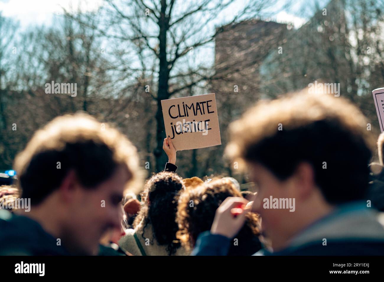 Climate Justice Stock Photo
