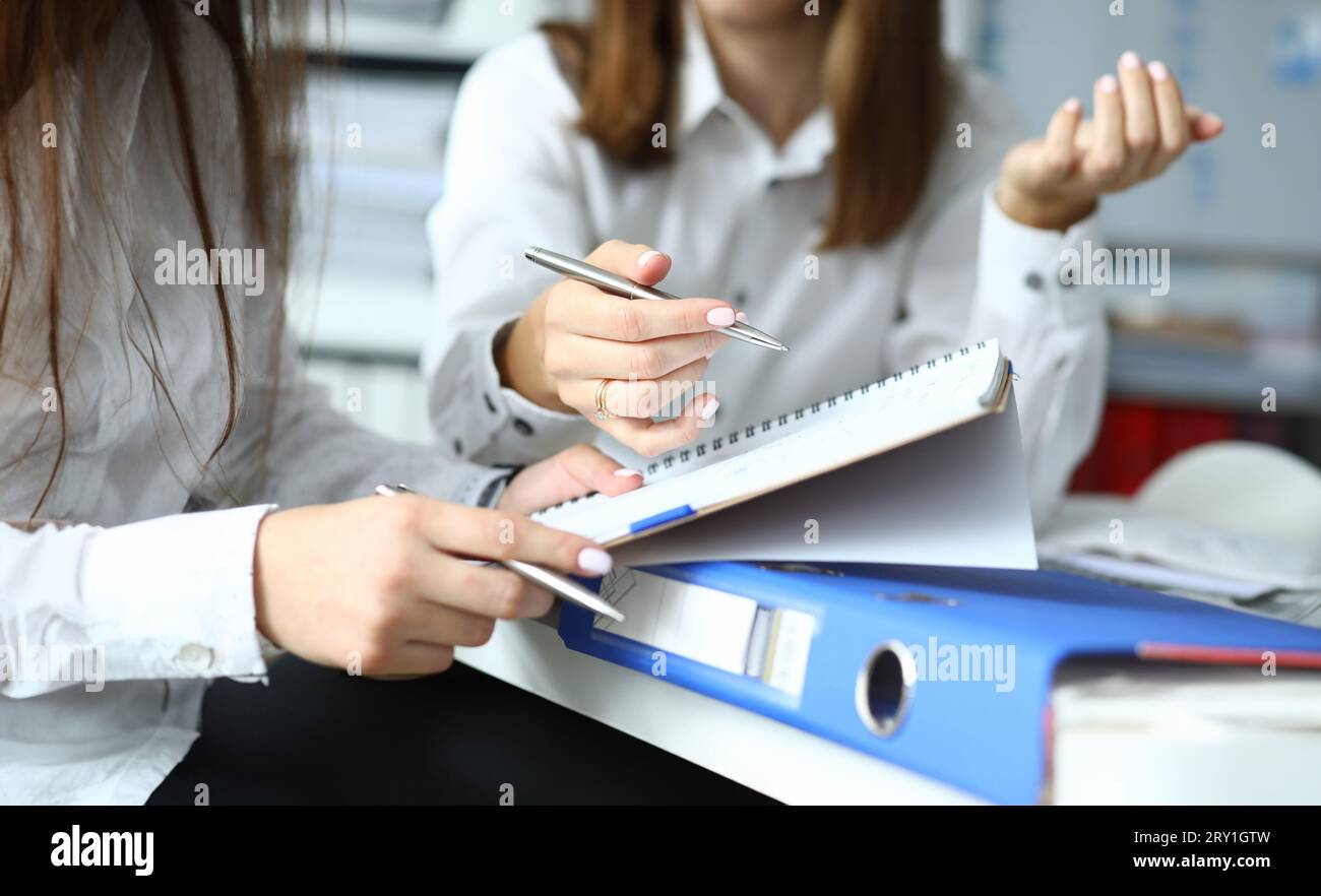 Smart businesspeople working Stock Photo