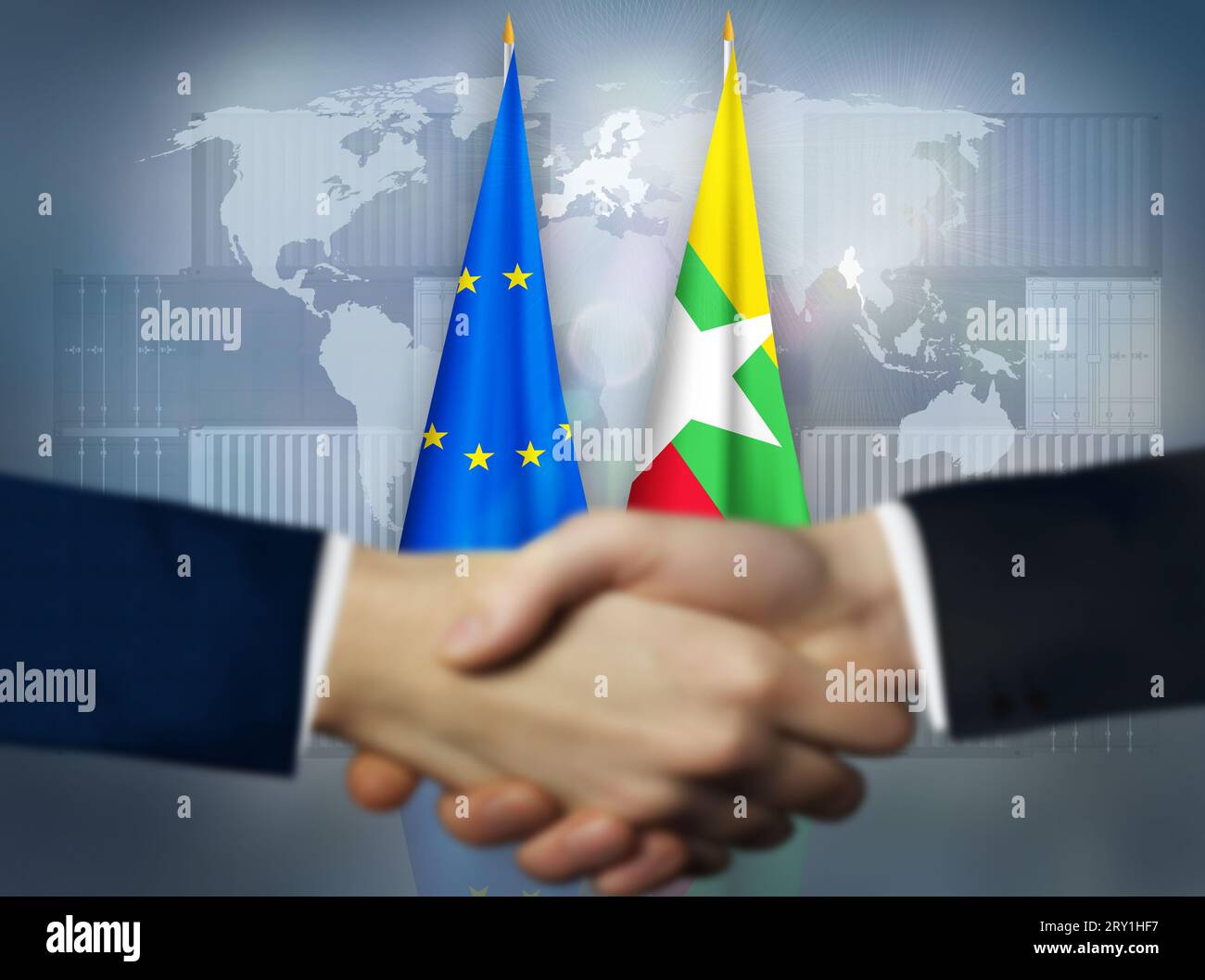 Myanmar european union flag hi-res stock photography and images - Alamy