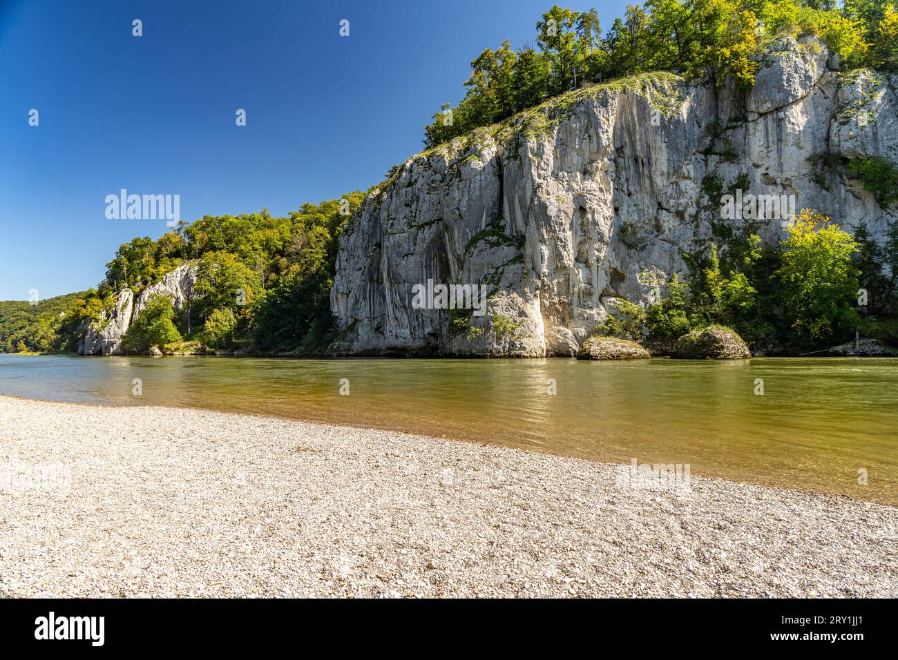 Donaustrand Bei Der Weltenburger Enge, Donaudurchbruch Bei Weltenburg ...