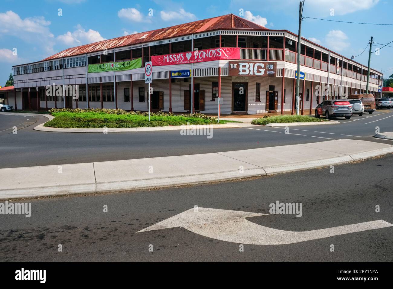 The Malanda Hotel (built in 1911) is the largest timber hotel in Australia Malanda, Atherton