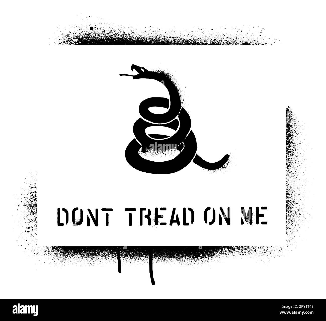 Patch/Badge Du Drapeau De Gadsden Brodé