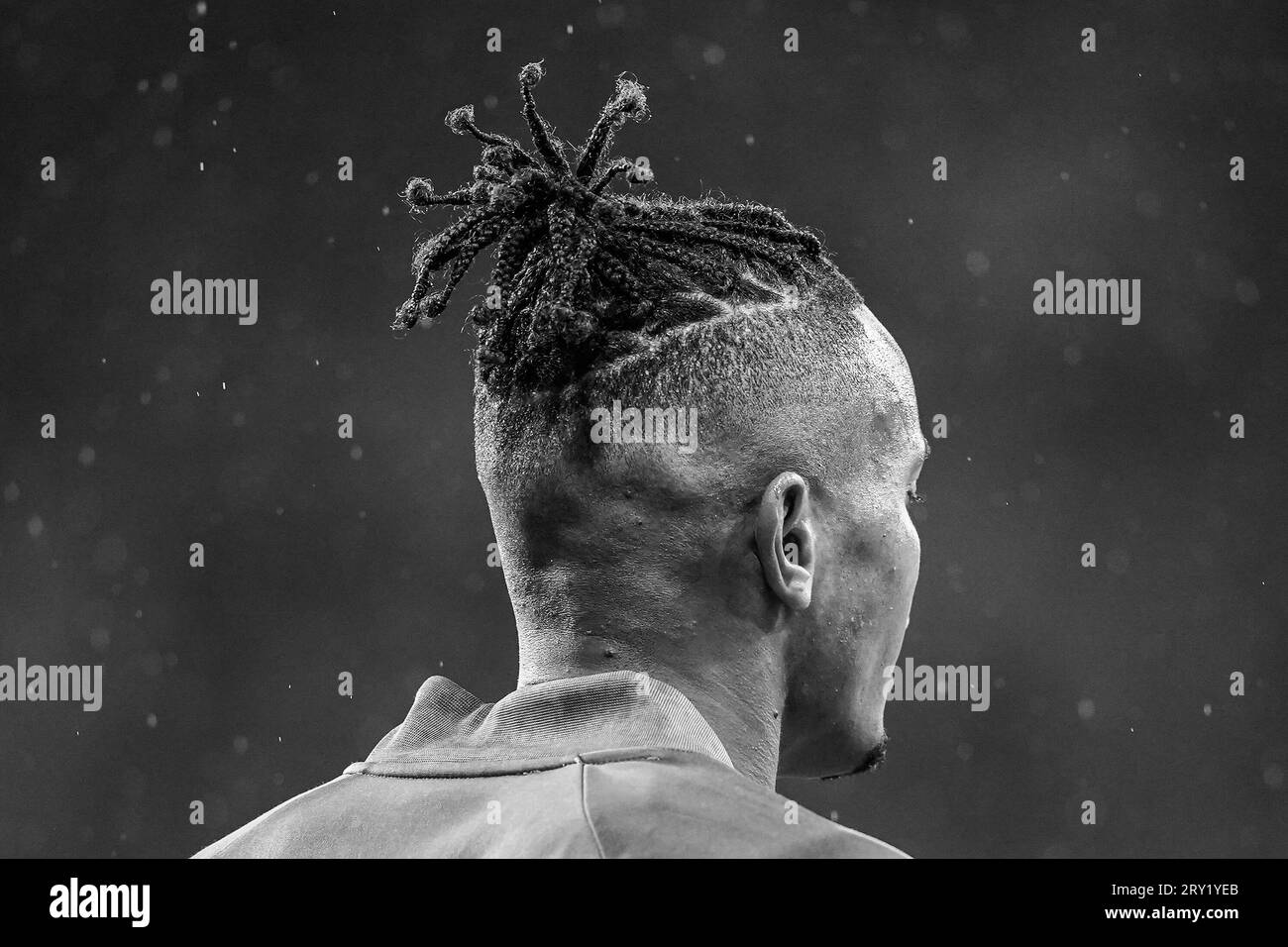 Newcastle, United Kingdom. 27th Sep, 2023. Manchester City defender Manuel Akanji (25) hair detail during the Newcastle United FC v Manchester City FC at St.James' Park, Newcastle, United Kingdom on 27 September 2023 Credit: Every Second Media/Alamy Live News Stock Photo