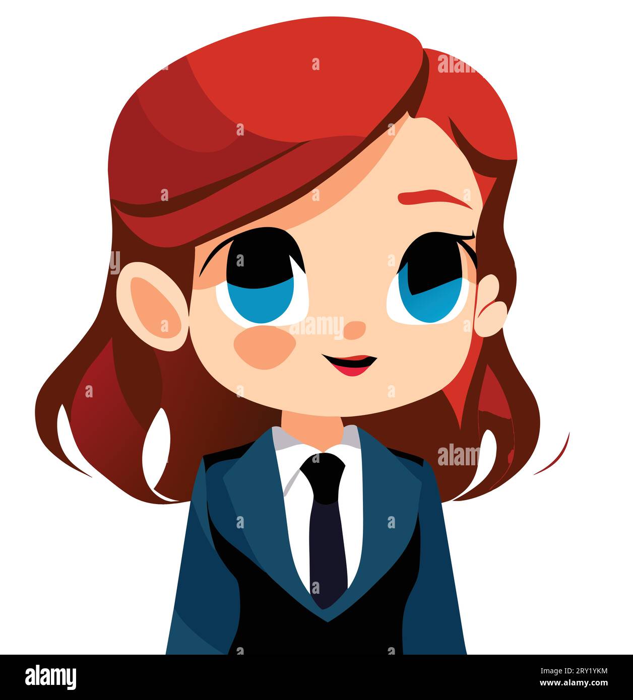 Professional Office Lady Vector Character Art Stock Vector Image & Art ...
