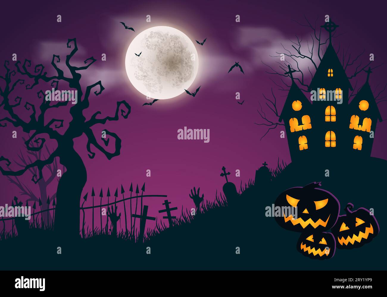 Full moon party in Stock Vector Images Alamy