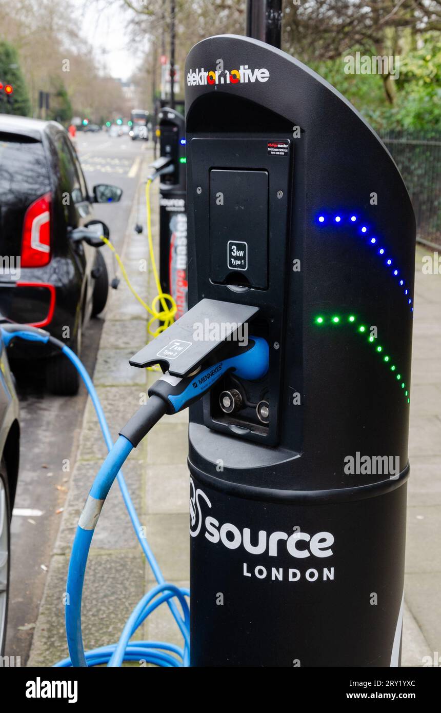 Elektromotive charging point in London. UK based company specialising