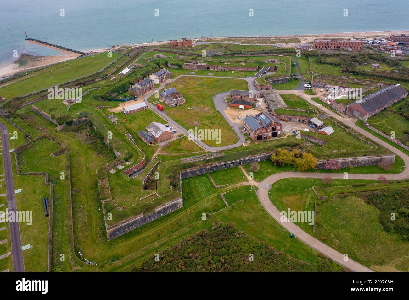 United Kingdom, Great Britain, England, Hampshire, Portsmouth. ile de Portsea, Eastney, Fort Cumberland Stock Photo
