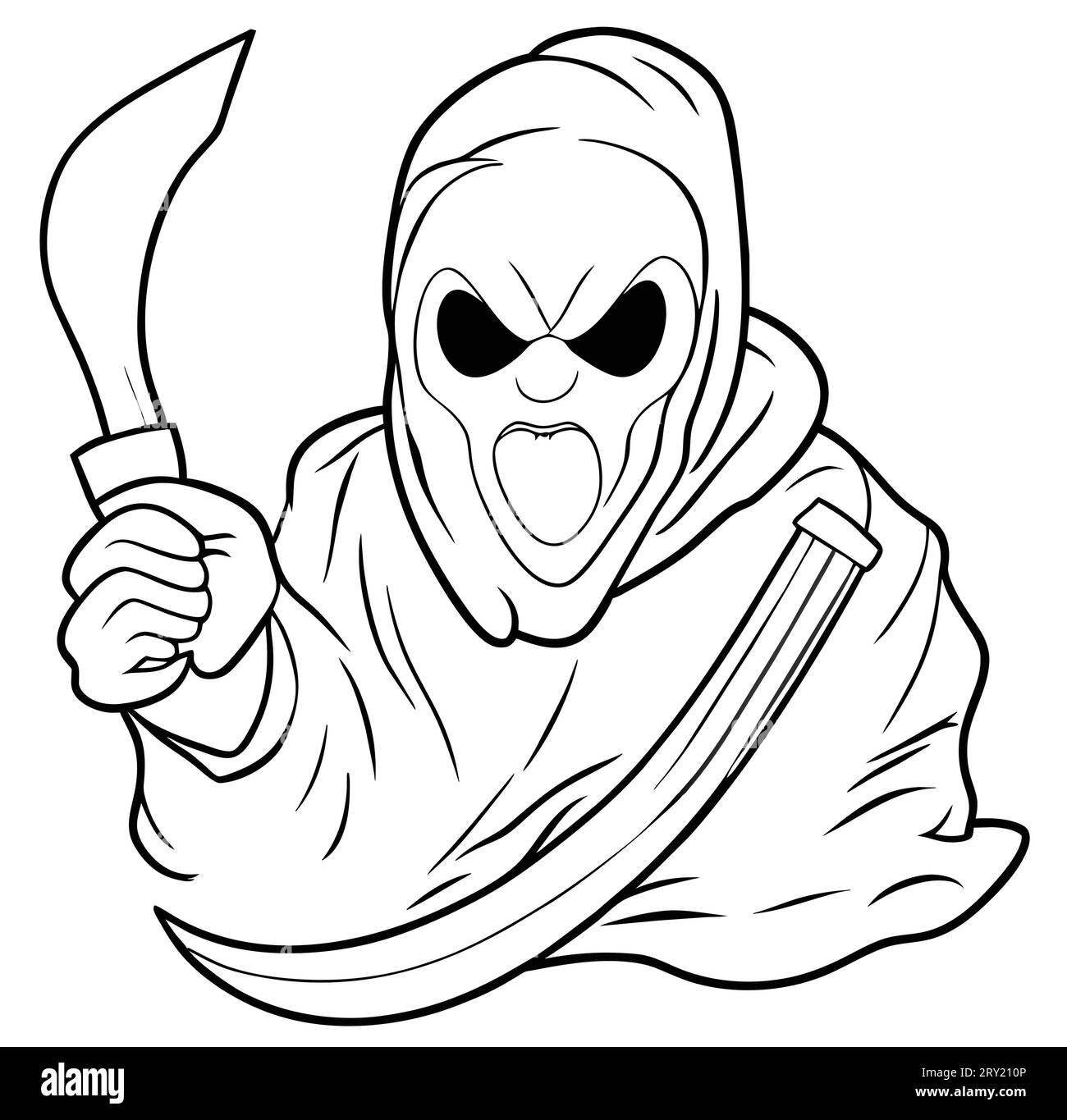 Ghostwriter Coloring Page In Black And White Ready For Download