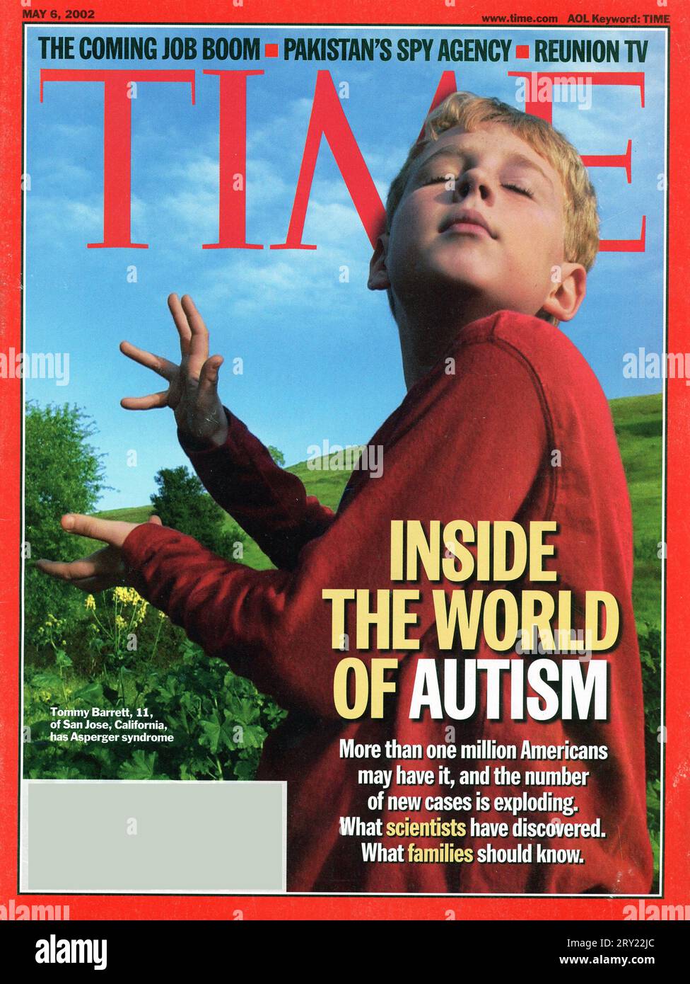 Vintage 'Time' Magazine 6 May 2002 issue Cover, USA Stock Photo