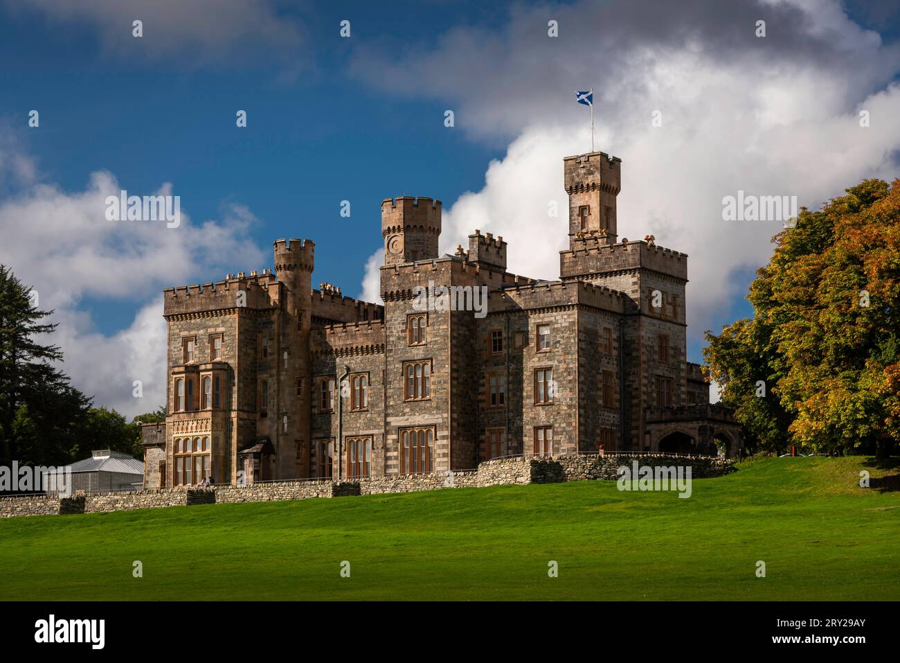Lews Castle in Stornoway on the Isle of Lewis, Scotland, UK Stock Photo