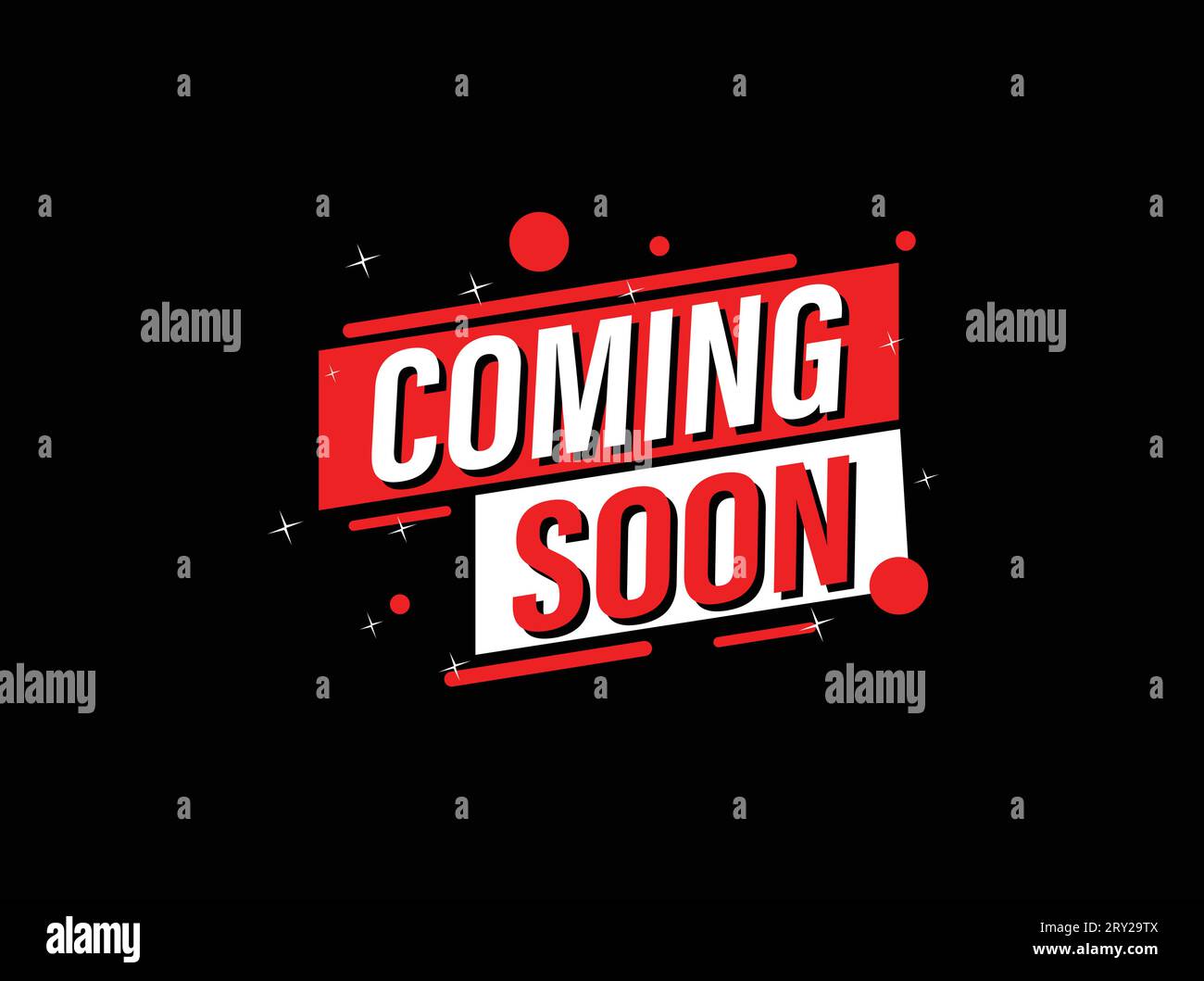 Coming Soon Banner Design Vector Stock Vector Image & Art - Alamy