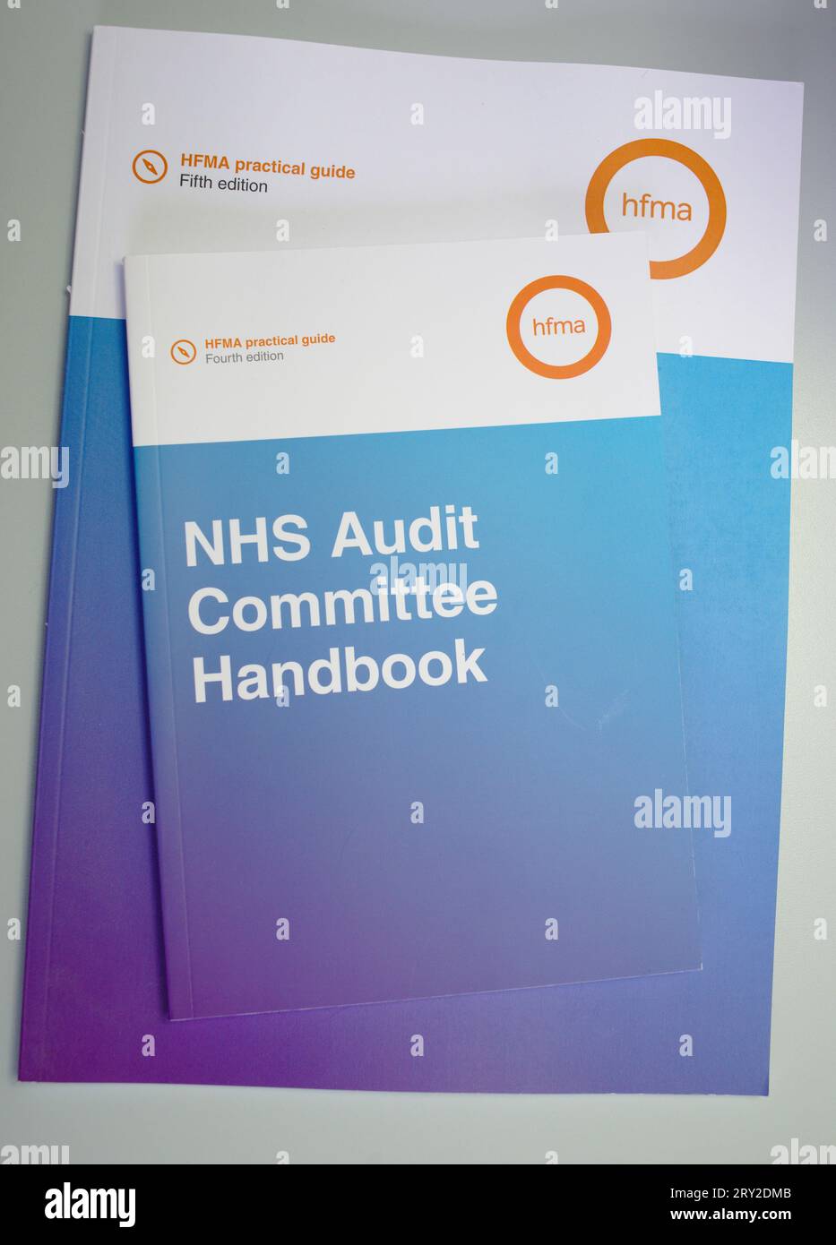 HFMA handbook on NHS audit for finance staff working in healthcare Stock Photo