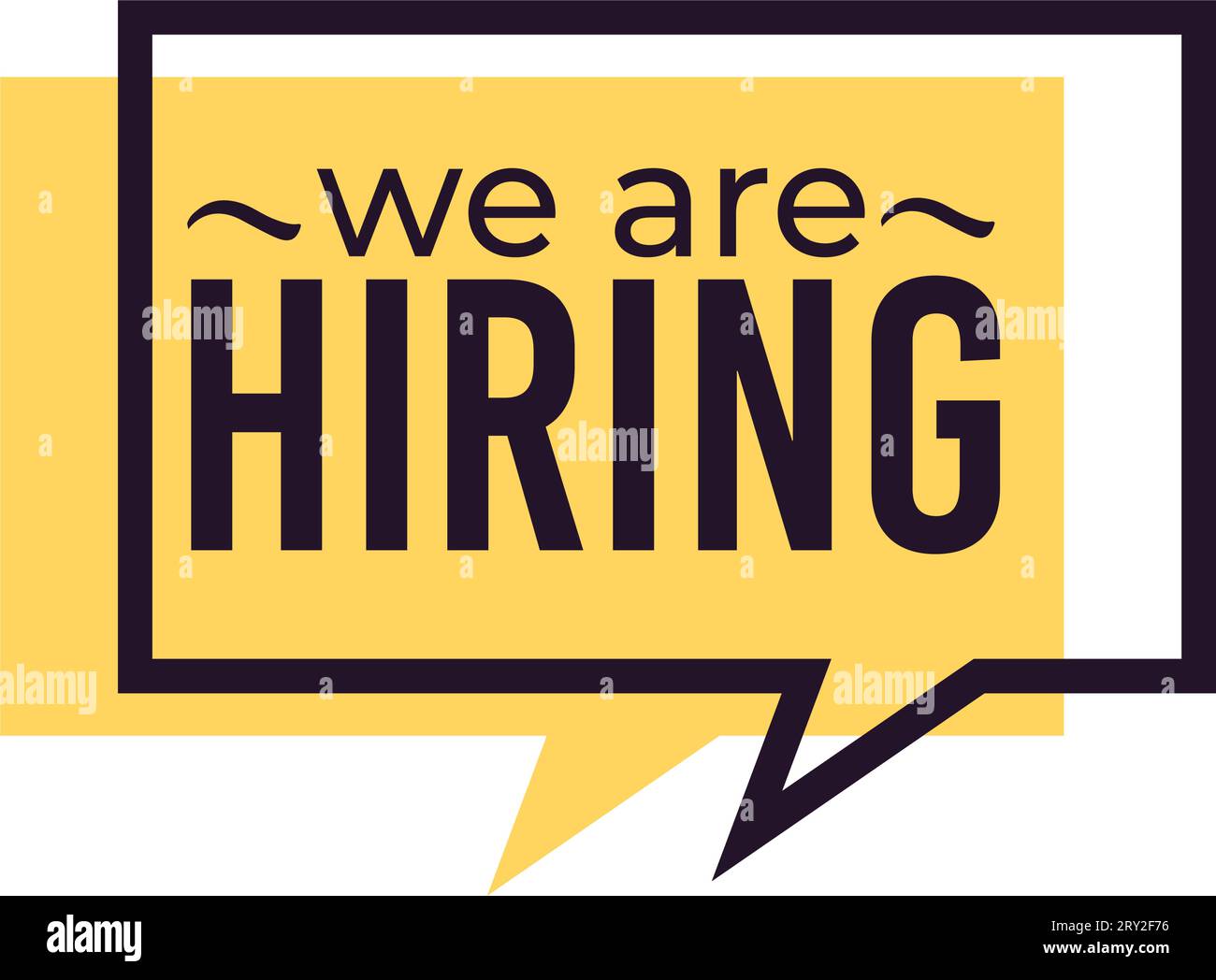 We are hiring, recruitment and employment vector Stock Vector Image ...