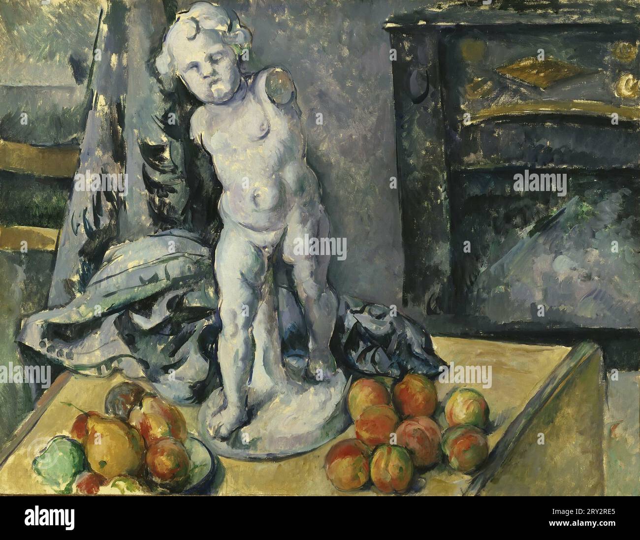 Paul Cezanne – Still Life with Plaster Cupid Stock Photo
