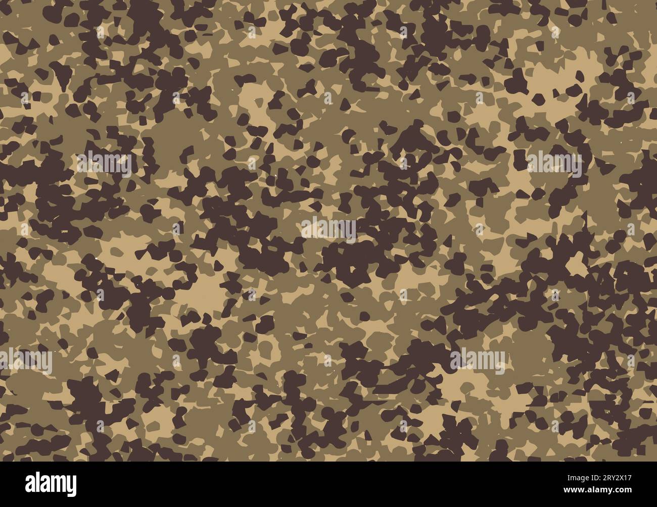 Camouflage seamless pattern. three colors and spotted forms. Stock Vector