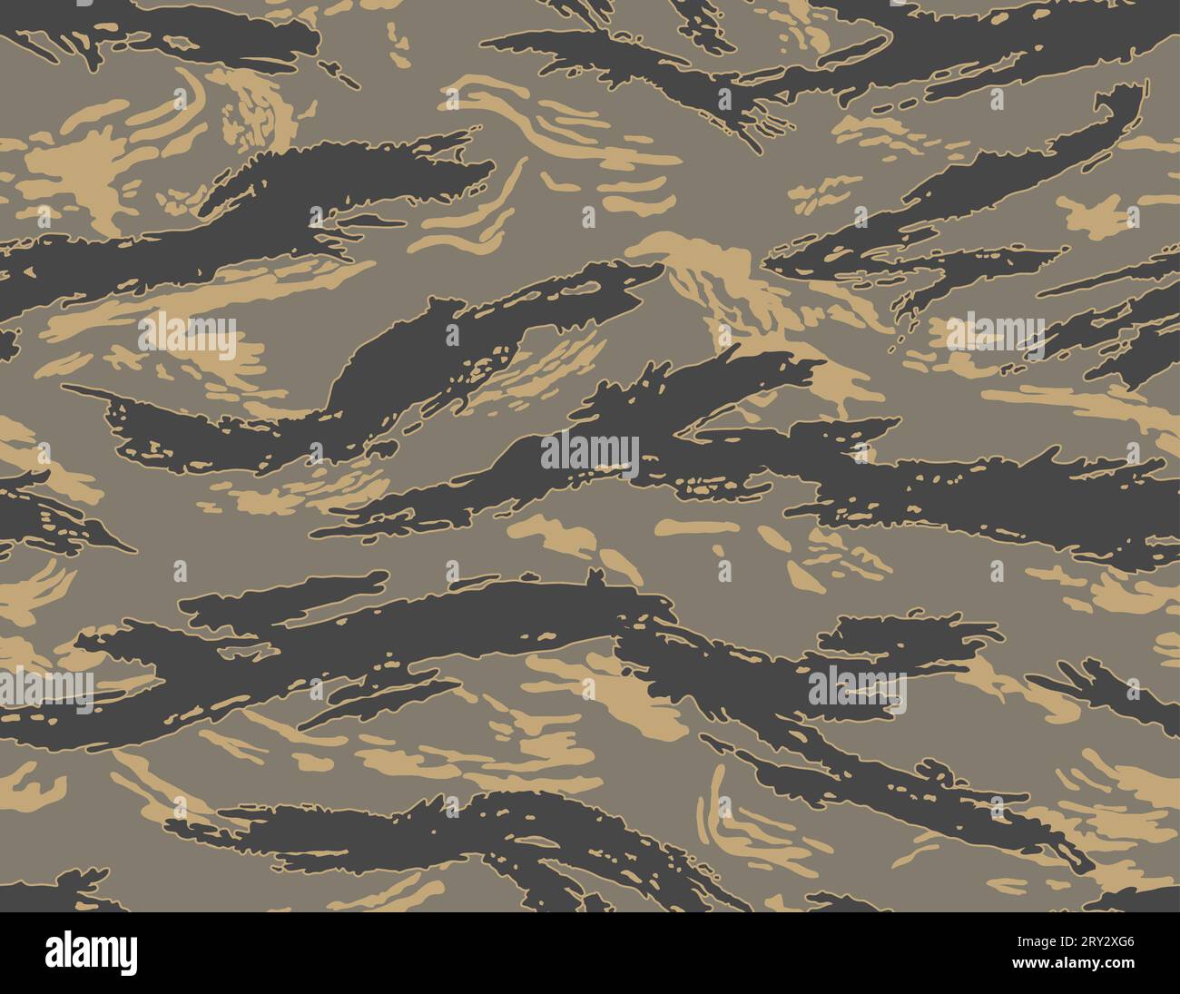 Tiger hunting Stock Vector Images Alamy