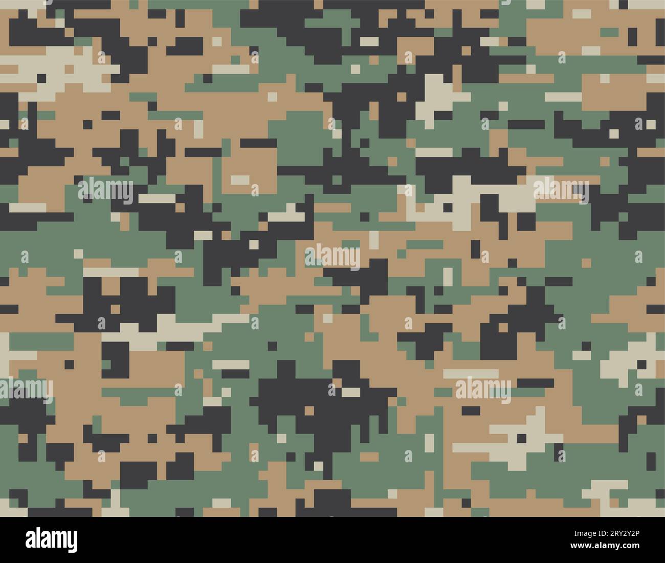 Digital camouflage seamless pattern Stock Vector Image Art Alamy