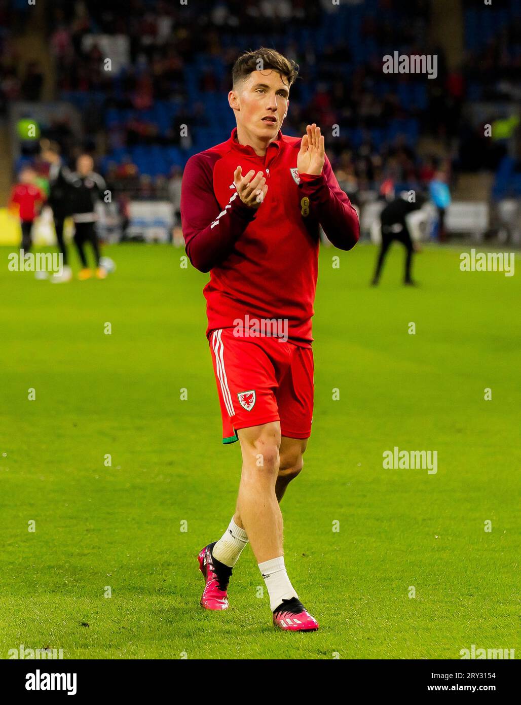 Cardiff, Wales  - 28 March 2023: Wales' Harry Wilson Group D UEFA European Championship Qualifying fixture Wales vs Latvia at Cardiff City Stadium. Stock Photo