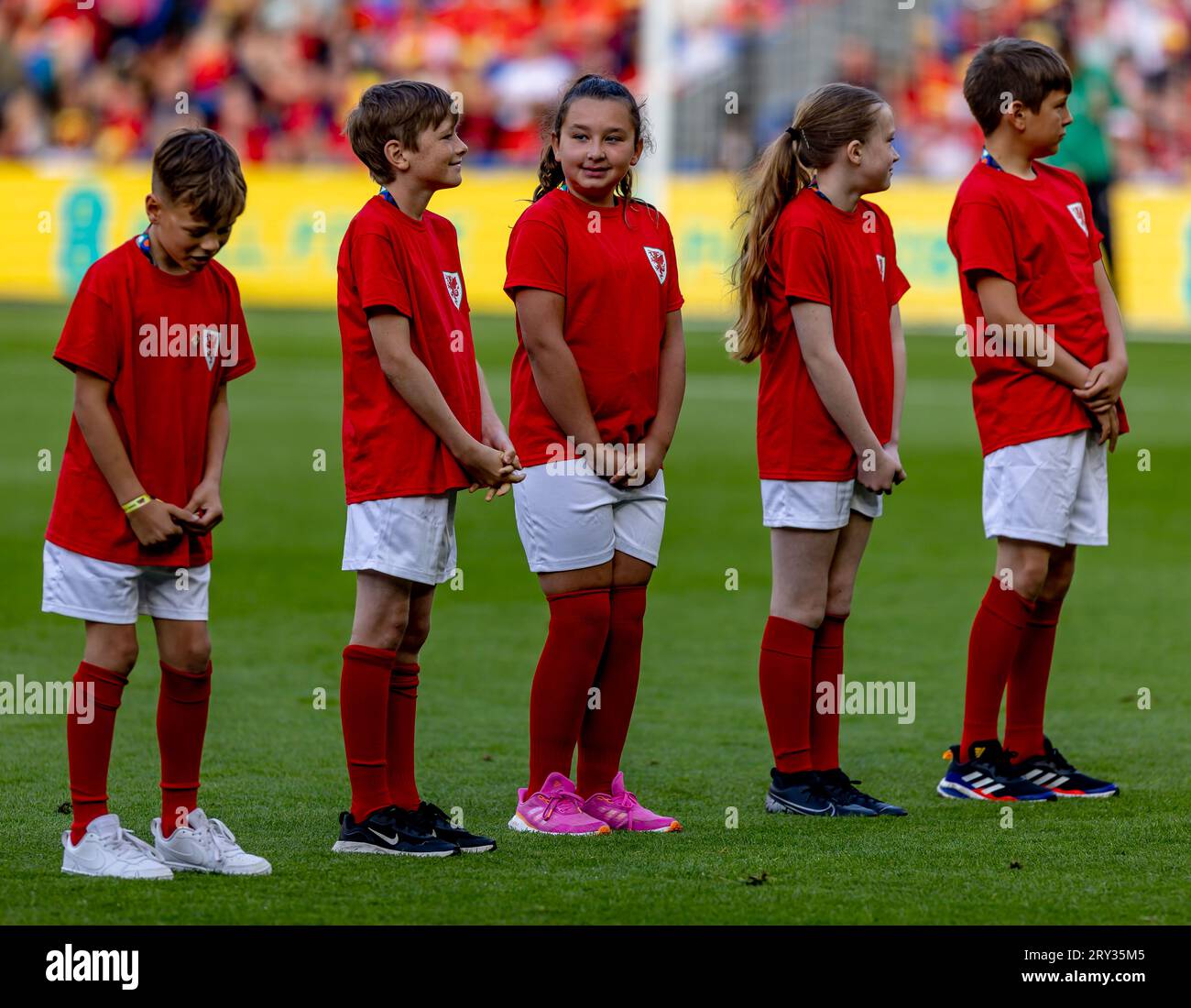 Cardiff, Wales 11 June 2022 UEFA Nations League fixture between Wales and Belgium at the