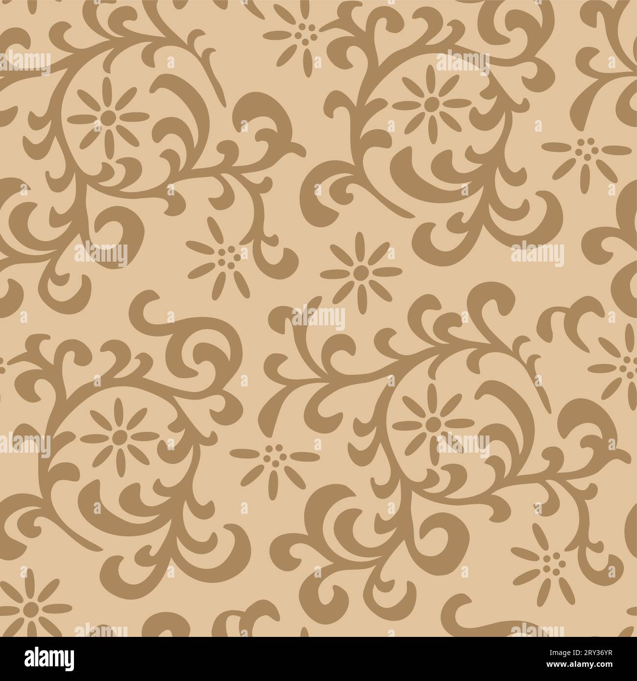 Floral seamless pattern Stock Vector