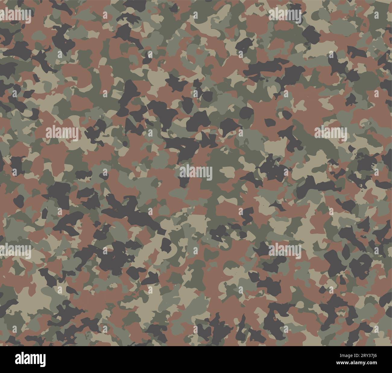 German camouflage seamless pattern Stock Vector