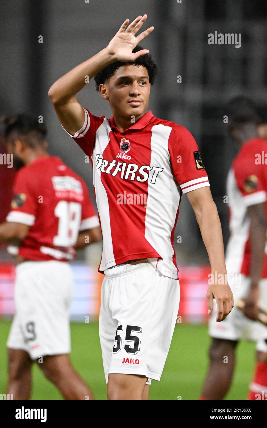 Antwerp, Belgium . 27th Sep, 2023. Anthony Valencia of Antwerp pictured