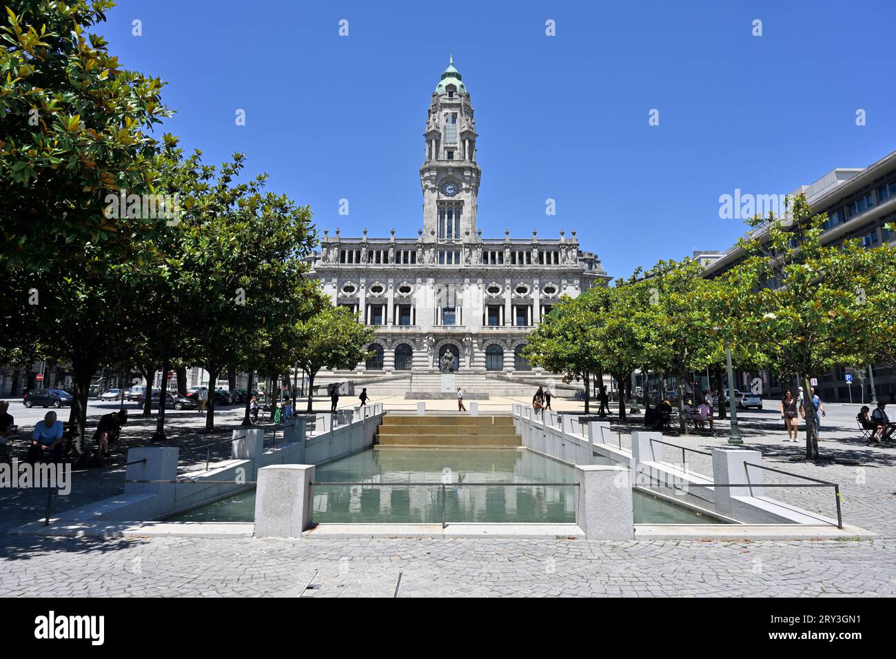 City of Porto town hall, Câmara Municipal do Porto, a 1900's ...