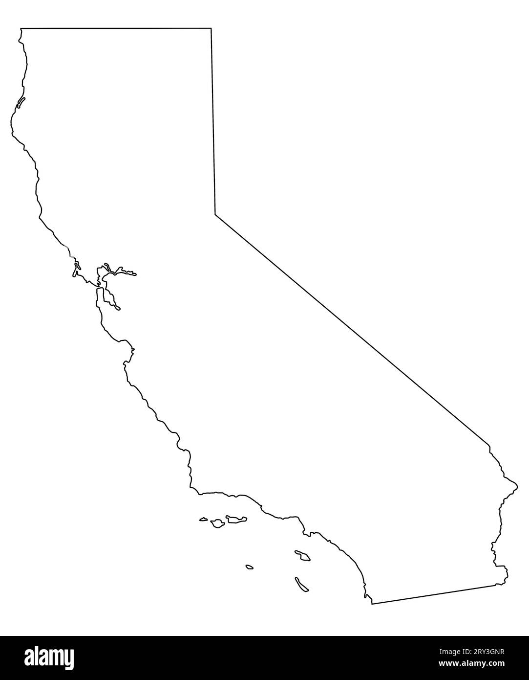 Vintage california map hires stock photography and images Alamy