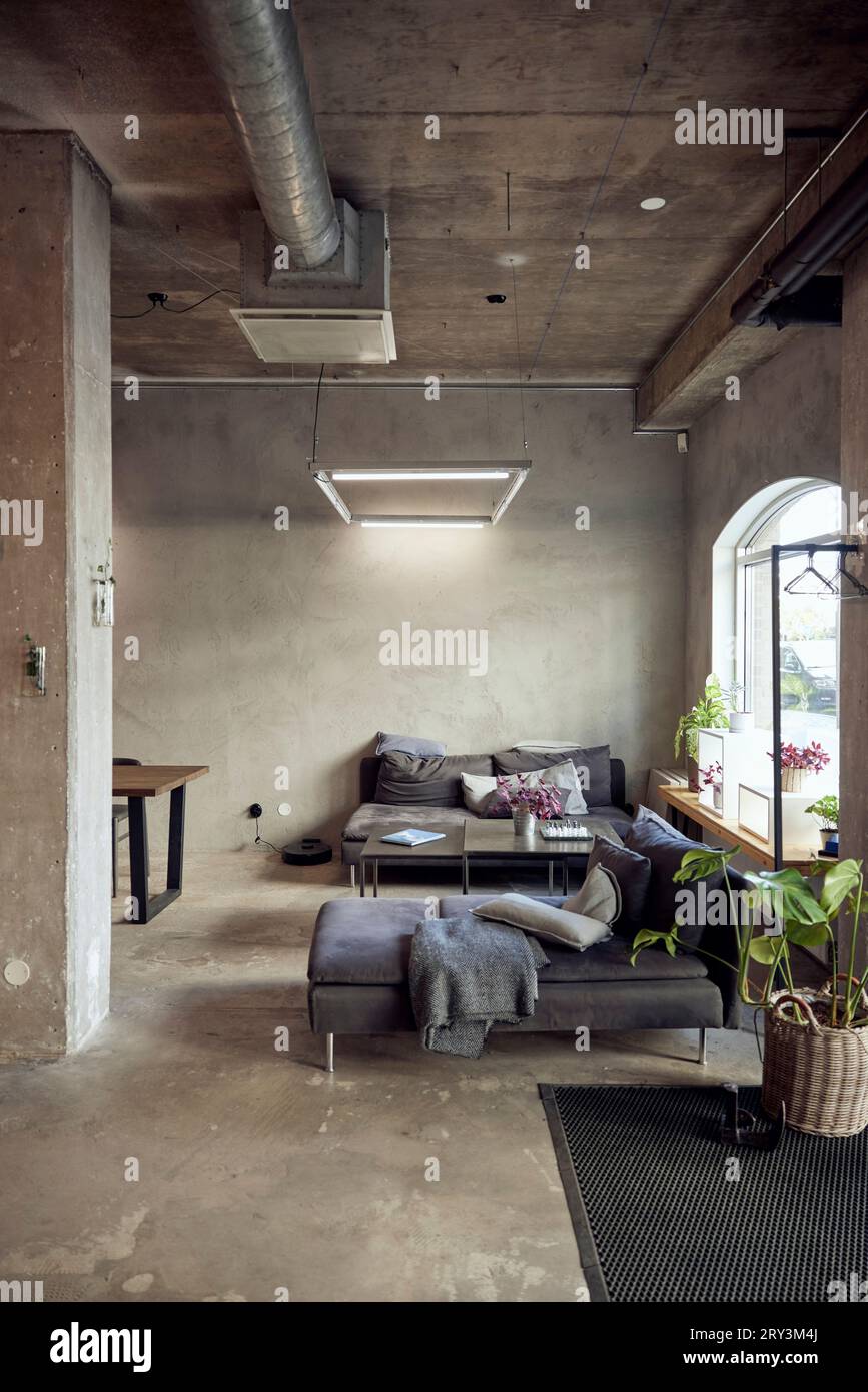 Sofas in creative office Stock Photo