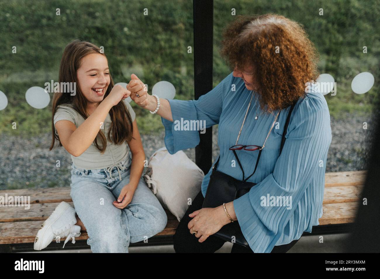 Girl Fist Bumps You