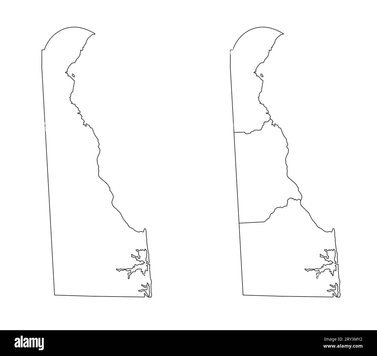 Boundary county map Black and White Stock Photos & Images - Alamy