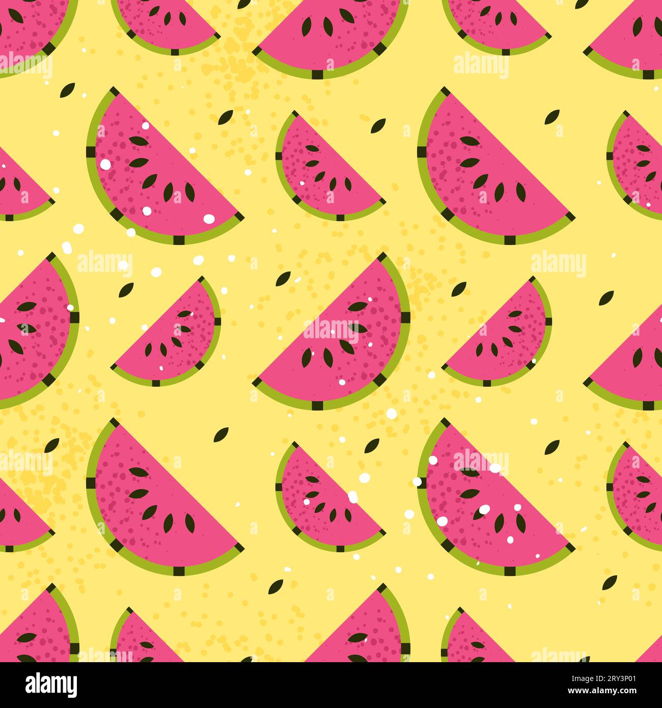 Vector repeat seamless watermelon hi-res stock photography and images ...