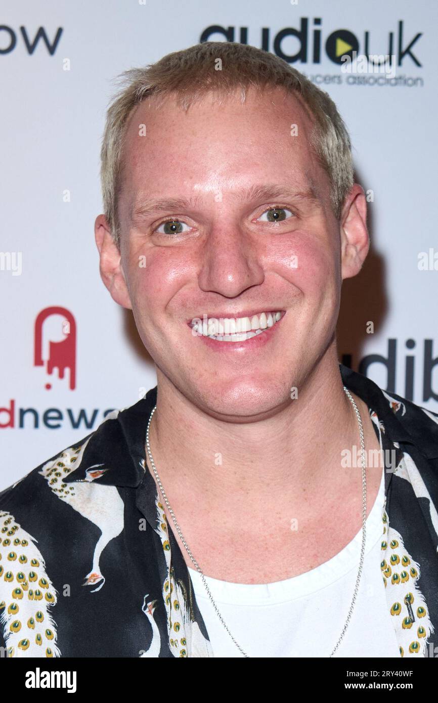 London, UK . 28 September, 2023 . Jamie Laing pictured at the The Podcast Awards 2023 held at