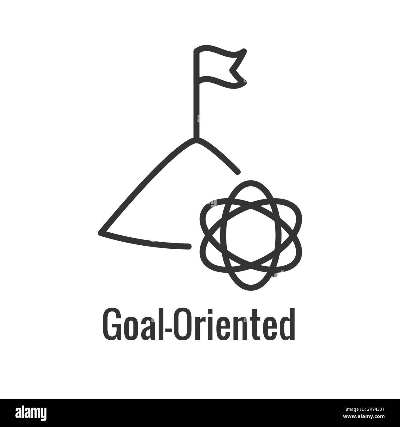 Business and Corporate Ethics Showing Company Values Icon with Single