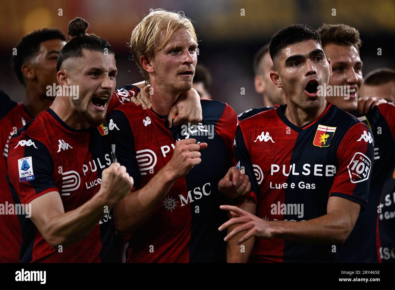 Parma, Italy. 05th Feb, 2023. Tardini Stadium, 05.02.23 Franco Damian  Vazquez (10 Parma) celebrates his goal during the Serie B match between  Parma and Genoa at Tardini Stadium in Parma, Italia Soccer (