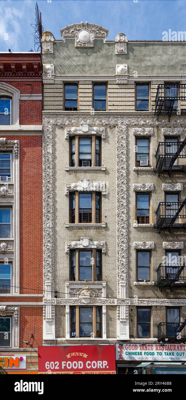 Emery Roth designed Leslie Court, 602 West 137th Street, in brick with