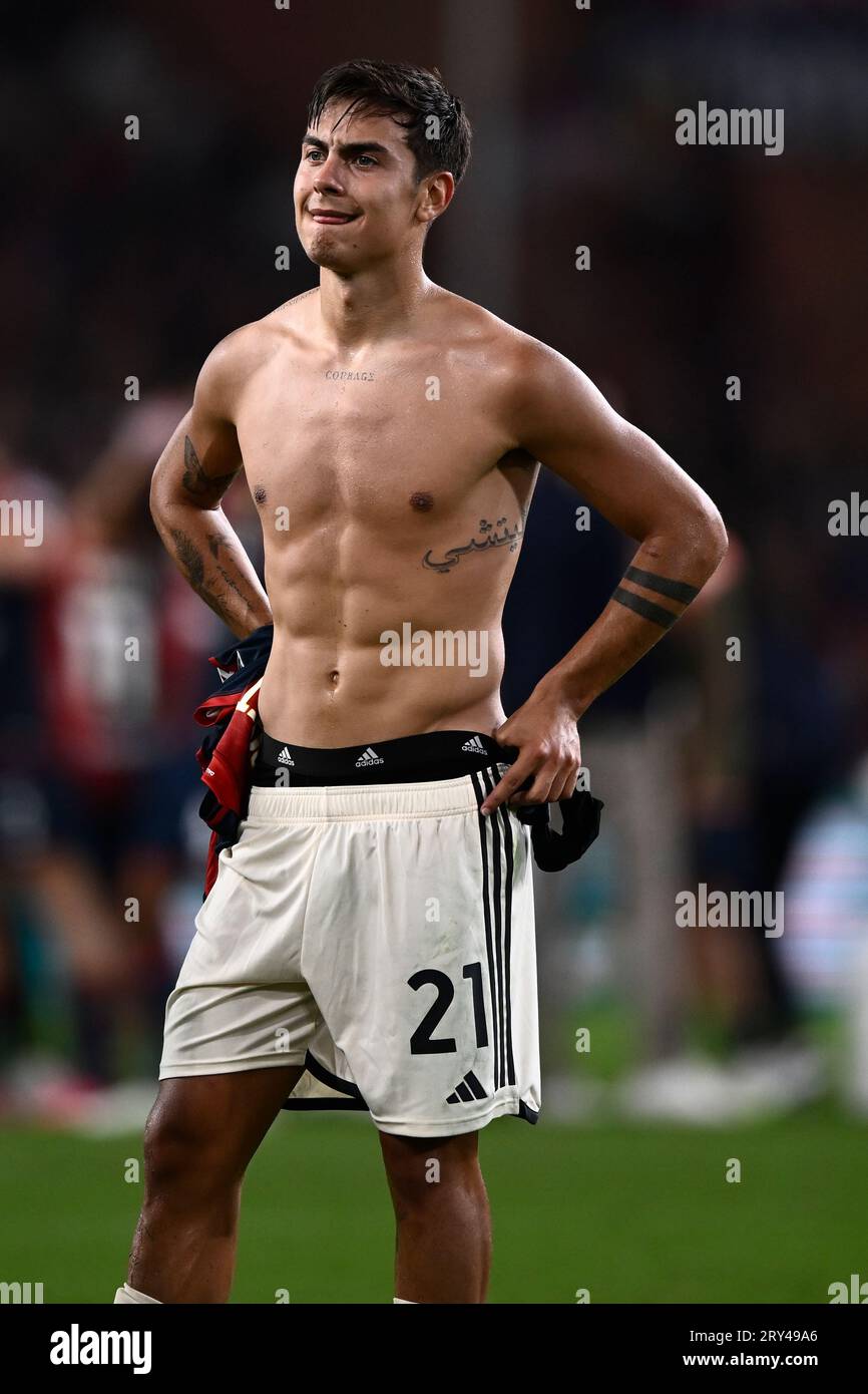 Genoa, Italy. 30 April 2022. Leo Ostigard of Genoa CFC in action during the  Serie A football match between UC Sampdoria and Genoa CFC. Credit: Nicolò  Campo/Alamy Live News Stock Photo - Alamy