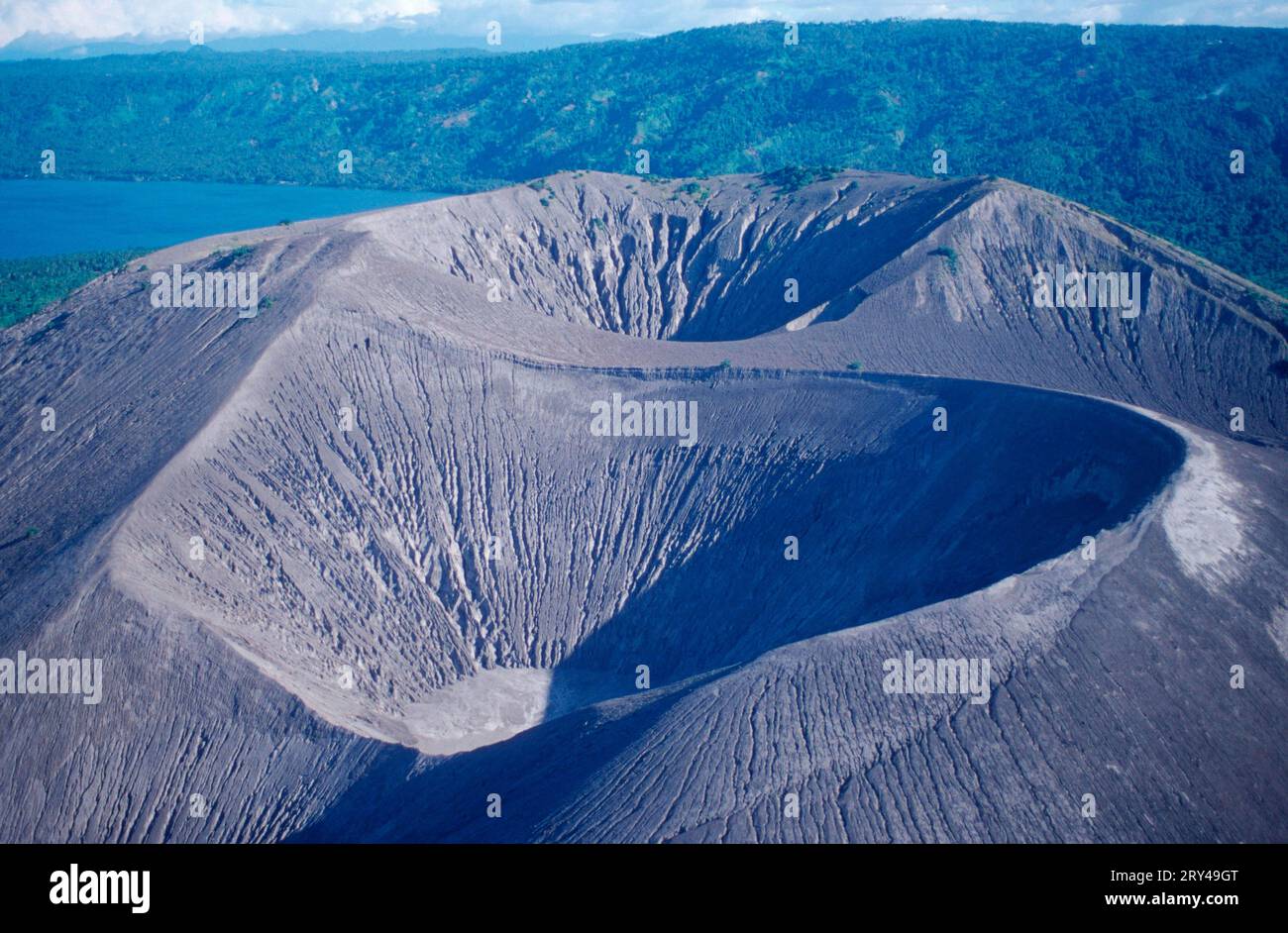 Active Volcano Near Rabaul Papua New Guinea Active Volcano Near 