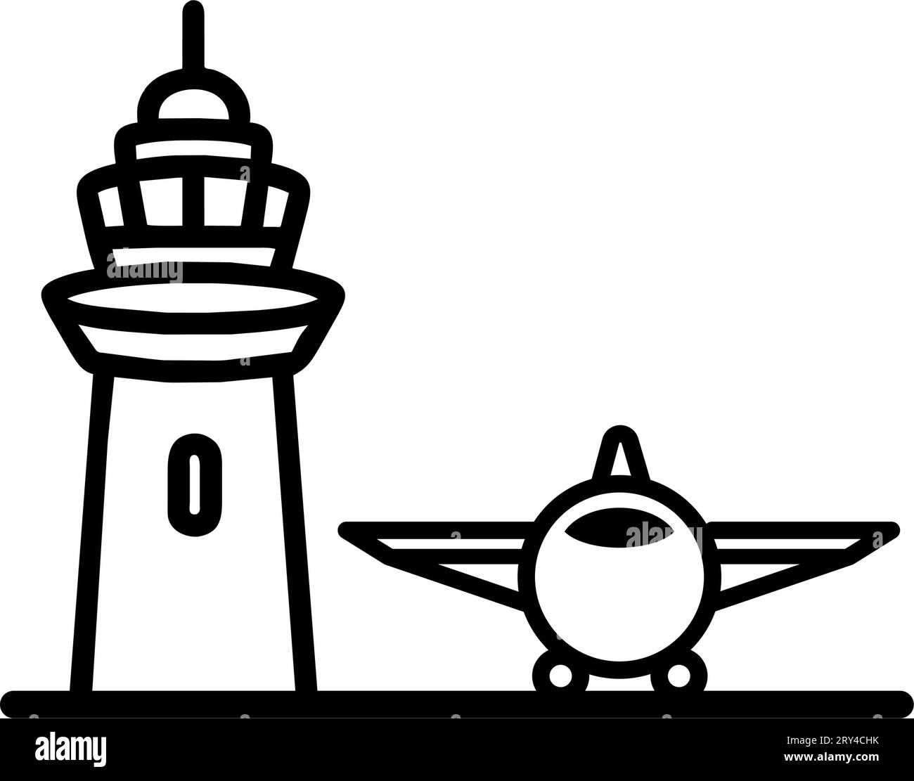 airport icon control tower Stock Vector Image & Art - Alamy
