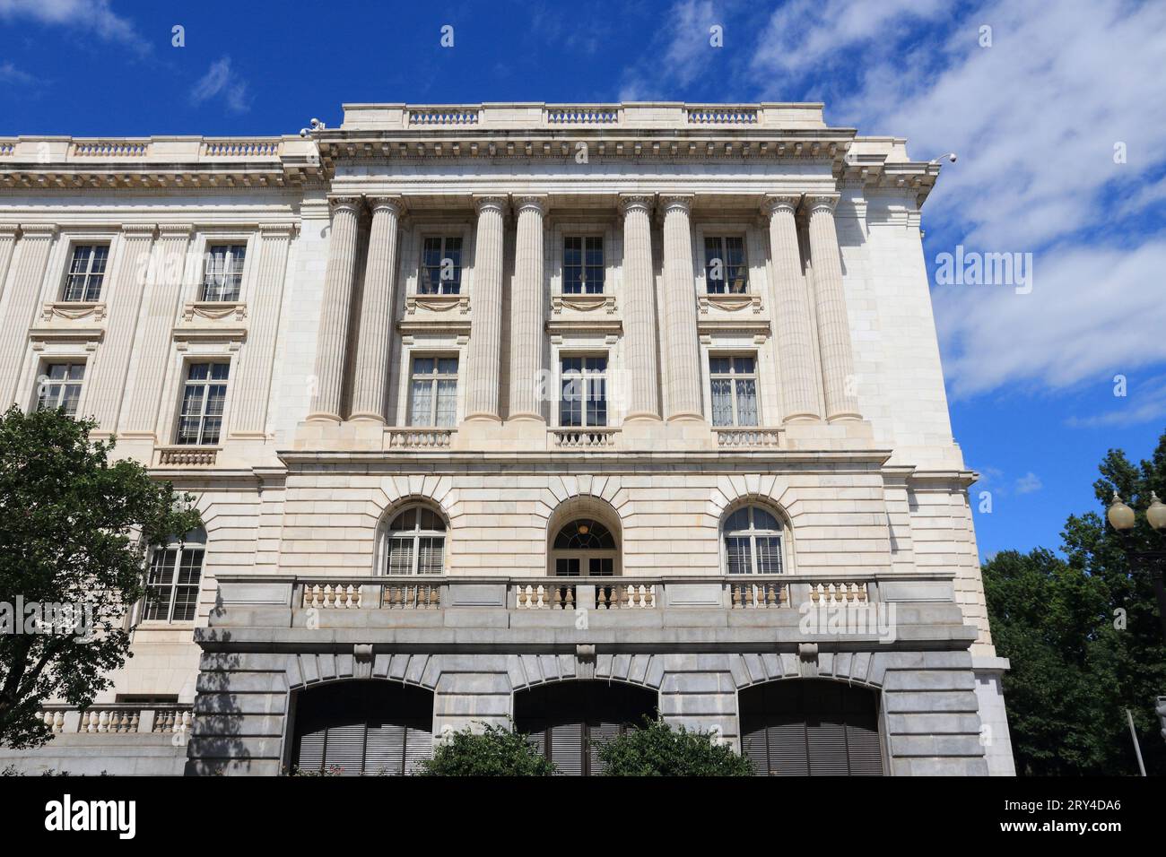 US Senate in Washington D.C. Russell Senate Office Building. Stock Photo