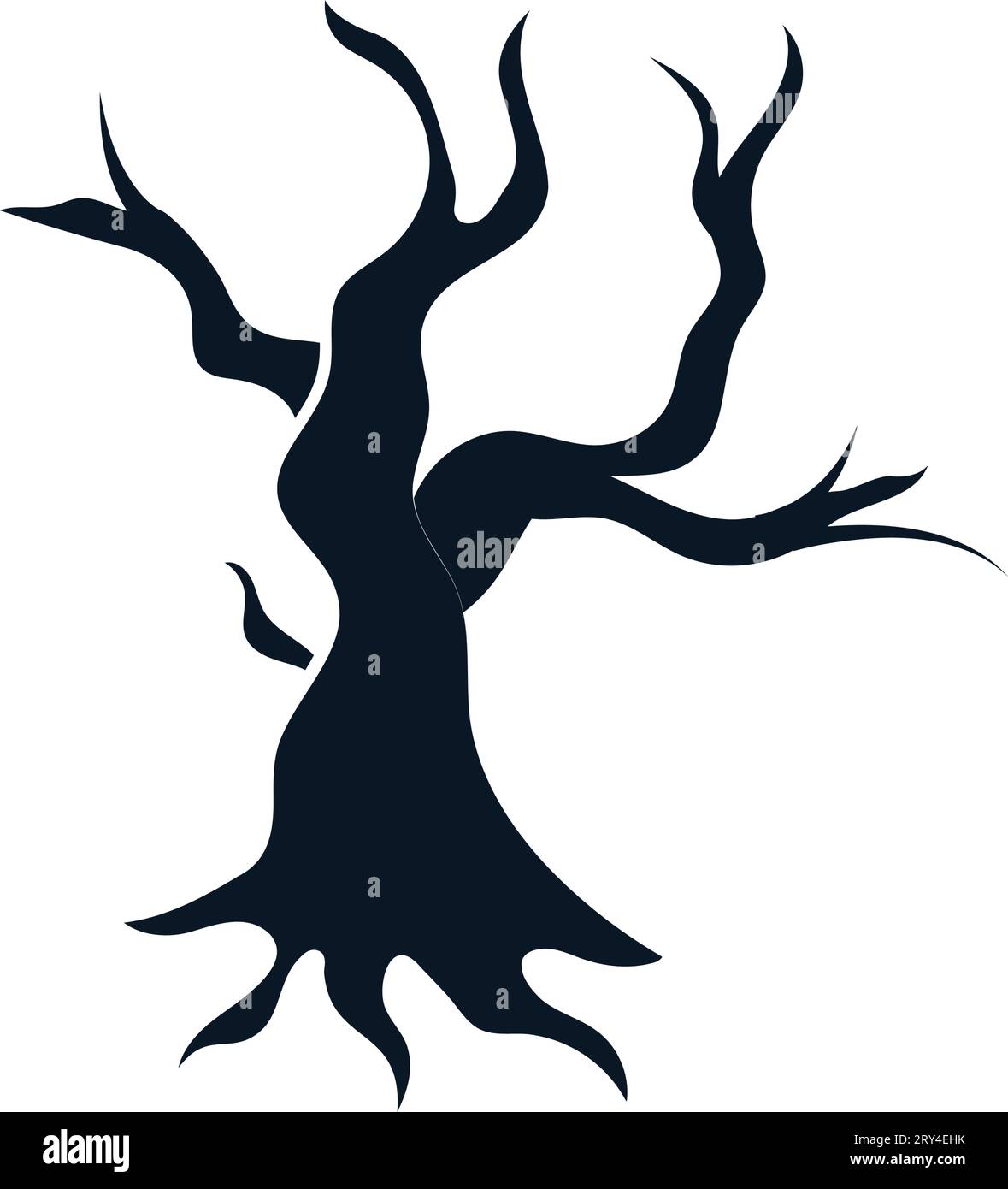 tree black silhouette Stock Vector Image & Art - Alamy