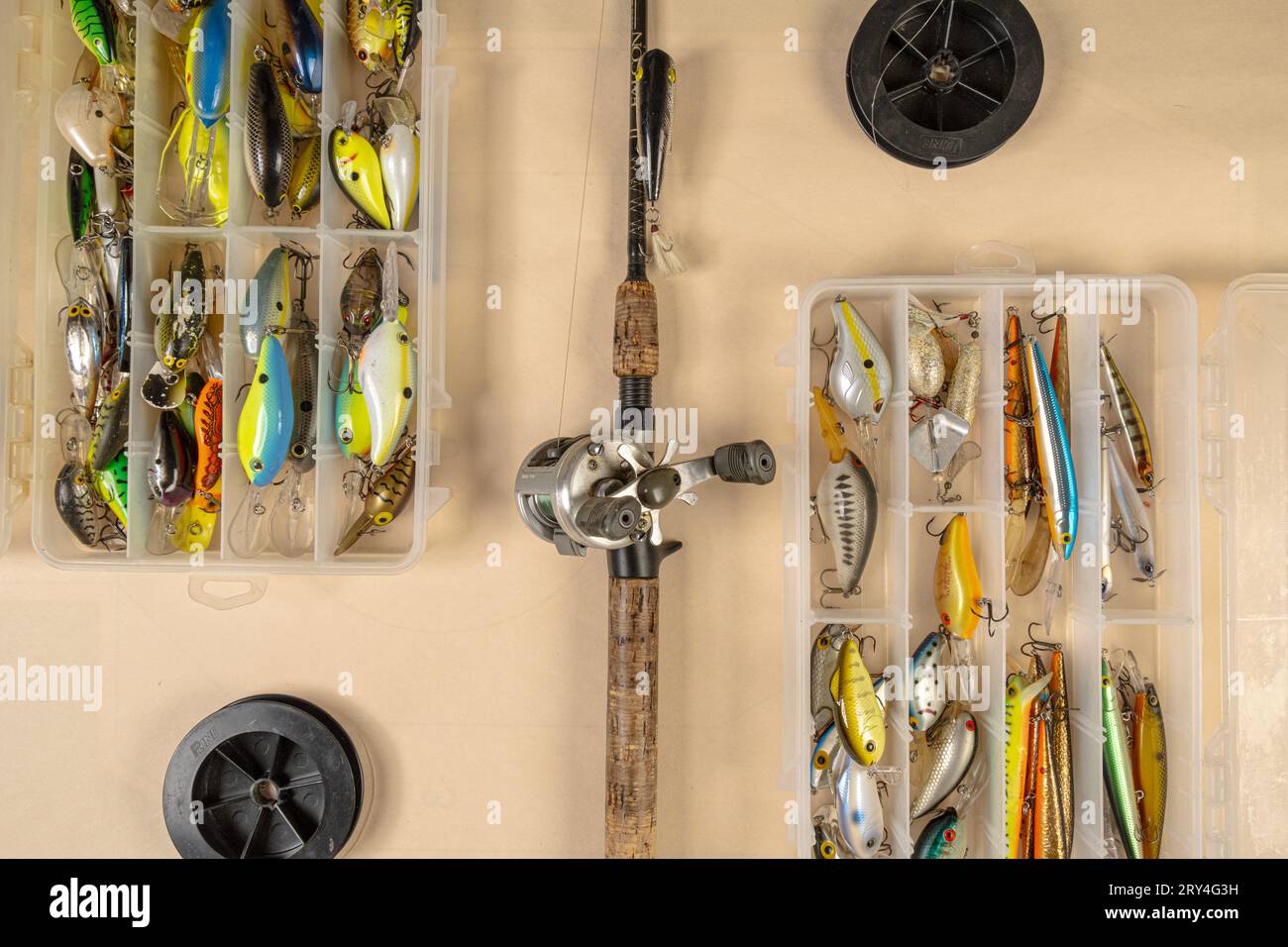 Casting a line with a fishing rod hi-res stock photography and images ...
