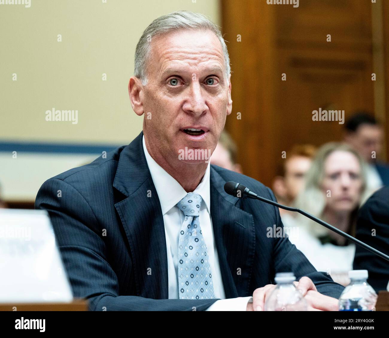 September 28, 2023, Washington, District of Columbia, USA: BRUCE DUBINSKY, Founder, Dubinsky Consulting, speaking at a House Committee Oversight and Accountability Committee hearing titled ''The Basis for an Impeachment Inquiry of President Joseph R. Biden Jr.'' at the U.S. Capitol. (Credit Image: © Michael Brochstein/ZUMA Press Wire) EDITORIAL USAGE ONLY! Not for Commercial USAGE! Stock Photo